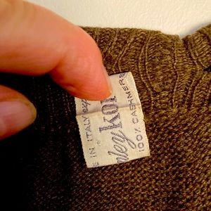 Vintage thick 2 ply cashmere skirt